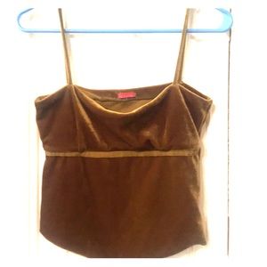 Velvet tank top